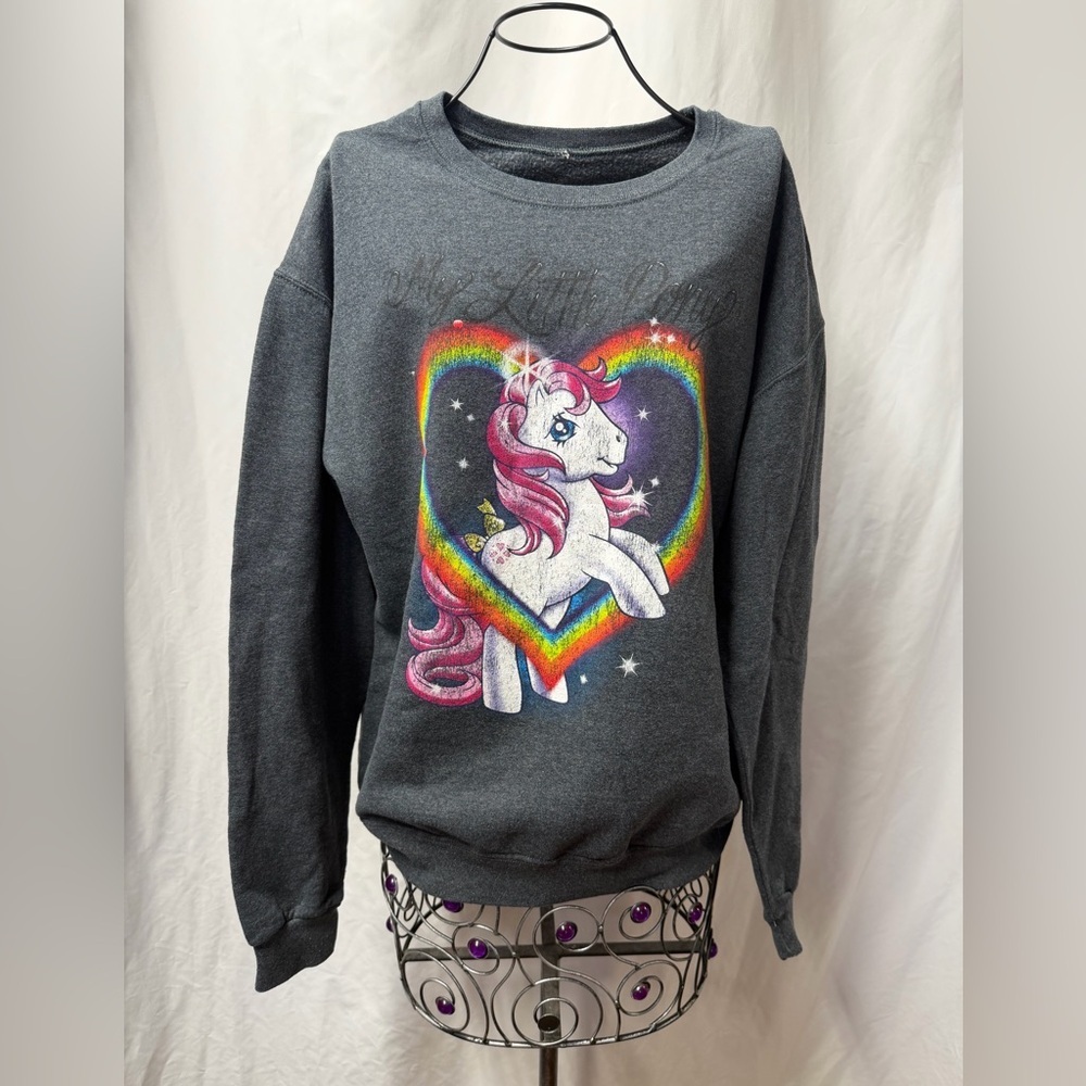 My Little Pony grey graphic sweatshirt size S/M